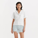 Levi's Joyce Short-Sleeve Resort Shirt In White