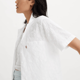 Levi's Joyce Short-Sleeve Resort Shirt In White