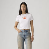 Levi's Let's Jam Brand-Embroidered Cotton-Blend T-Shirt in White