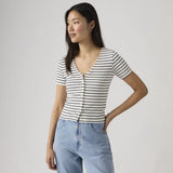 Levi's Muse Tee in Ribbed Stripe