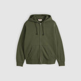 Levi's New Original Zip-Up Hoodie In Green