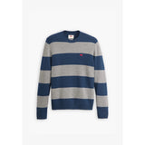 Levi's Original Housemark Calloway Stripe Sweater In Sargasso Sea