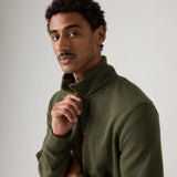 Levi's Original Housemark Quarter-Zip Pullover In Green