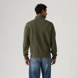 Levi's Original Housemark Quarter-Zip Pullover In Green