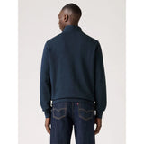 Levi's® Original Quarter Zip Jumper In Navy Blazer