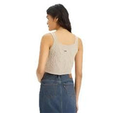 Levi's Primrose Cable Tank Top in Oatmeal