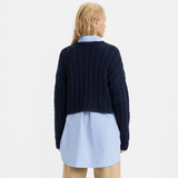 Levi's Rae Cropped Sweater Nightwatch Blue