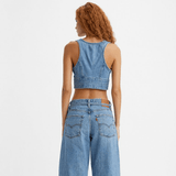 Levi's Raine Denim Crop Top Blue