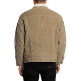 Levi's Relaxed Fit Sherpa Trucker Jacket In Timber Wolf