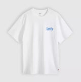 Levi's Relaxed Fit Tee In Serving UP Classic White