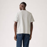 Levi's Relaxed Saddle Man Graphic Tee In Mid Tone Heather Grey