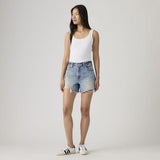 Levi's Ribcage Shorts Blow My Mind Blue