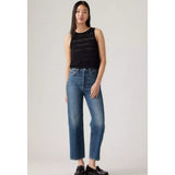 Levi's Ribcage Straight Ankle Jeans In My Honor No Dx Blue