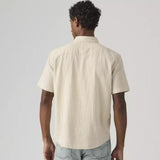 Levi's Short Sleeve Authentic Button-Down Shirt Oatmeal