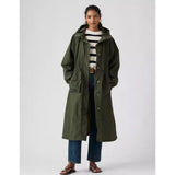 Levi's Simone Long Bubble Parka In Green
