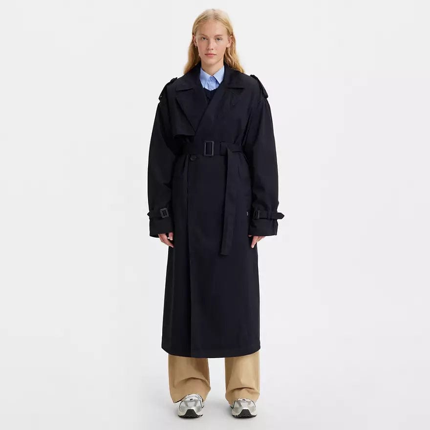 Levi s Slacker Trench Coat in Navy