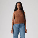 Levi's Sunrise Crochet Tank In Sorrel Horse