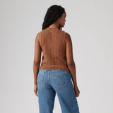 Levi's Sunrise Crochet Tank In Sorrel Horse