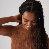Levi's Sunrise Crochet Tank In Sorrel Horse