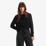 Levi's Superbloom Crochet Long-sleeve Top in Black