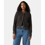 Levi's Tara Wooly Sweater Cardigan In Leopard Black
