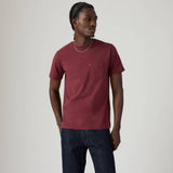 Levi's Tawny Port Jersey Classic Pocket Tee In Purple