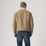 Levi's Type III Sherpa Trucker Jacket In Beige