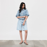 Levi's Women's Janis Utility Jacket in Good Country Days Light Wash