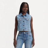 Levi's XS Vest in Old Notes Blue
