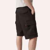 Levis Carrier Cargo Shorts Meteorite Lightweight In Black