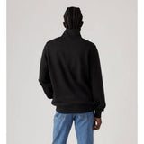 Levis Original Housemark Quarter-zip Pullover In Mineral Black