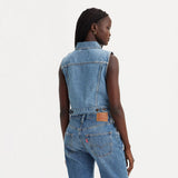 Levi's XS Vest in Old Notes Blue