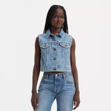 Levi's XS Vest in Old Notes Blue