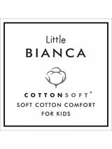 Little Bianca Grey Stars 100% Cotton Fitted Sheet