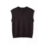 London Cashmere Company Zarah Tank In Black