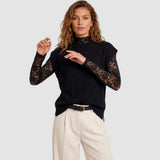 London Cashmere Company Zarah Tank In Black