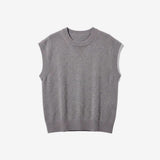 London Cashmere Company Zarah Tank In Super Grey
