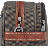 Longchamp Boxford Toiletry case in Brown Recycled canvas
