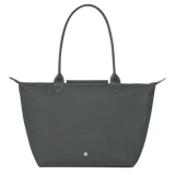 Longchamp Le Pliage Green L Tote bag Graphite Recycled canvas