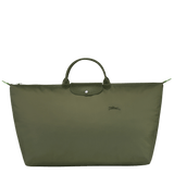 Longchamp Le Pliage Original M Travel Bag Recycled Canvas in Forest Green
