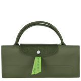 Longchamp Le Pliage Original M Travel Bag Recycled Canvas in Forest Green
