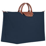 Longchamp Le Pliage Original M Travel Bag Recycled Canvas in Navy