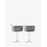 LSA International Lunar Champagne/Cocktail Glass 230ml, Set of 2