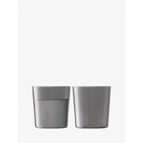 LSA International Lunar Tumbler 390ml, Set of 2