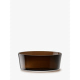 LSA Collective Glass Bowl In Mocha - 30cm