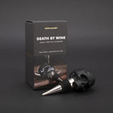 Luckies of London Death by Wine Skull Bottle Stop