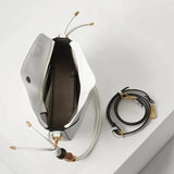 Luella Grey Cora Saddle Crossbody In White