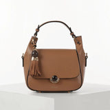Luella Grey Diana Top Handle Crossbody In Camel