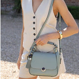 Luella Grey Diana Top Handle Crossbody In Spearmint Green