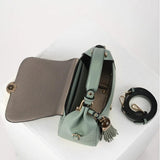 Luella Grey Diana Top Handle Crossbody In Spearmint Green